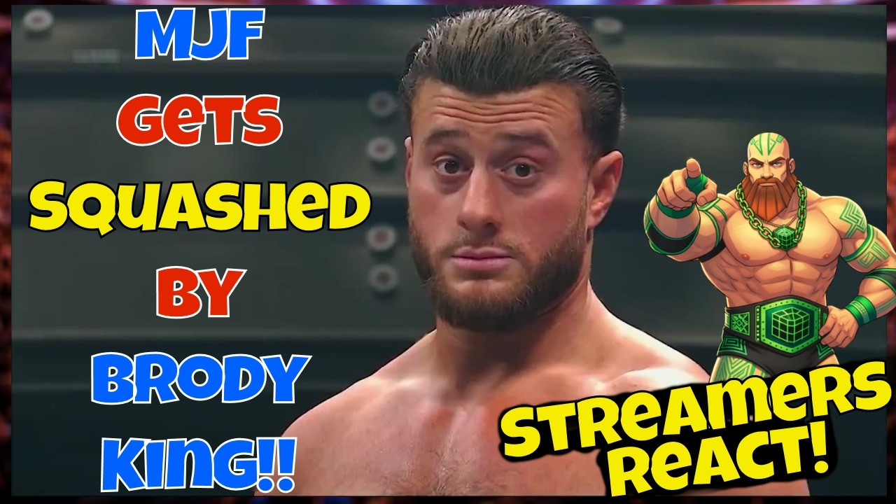 Реакция стримеров! MJF разгромлен Броди Кингом!! 