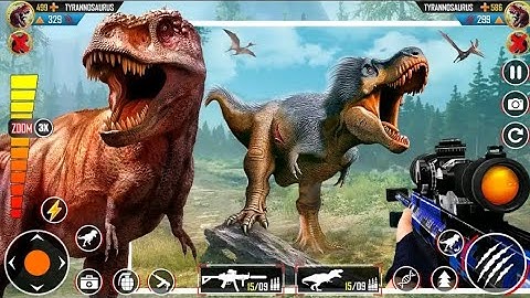 Wild Dinosaur Hunting Gun Games #8 Gameplay 2023
