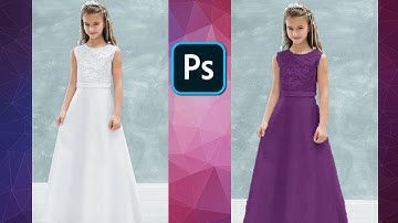 Change dress color in photoshop - Adobe photoshop tips #viralvideo #photoediting #trending #colors