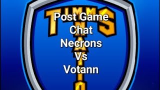 Thursday Post Game Necrons Vs Votann