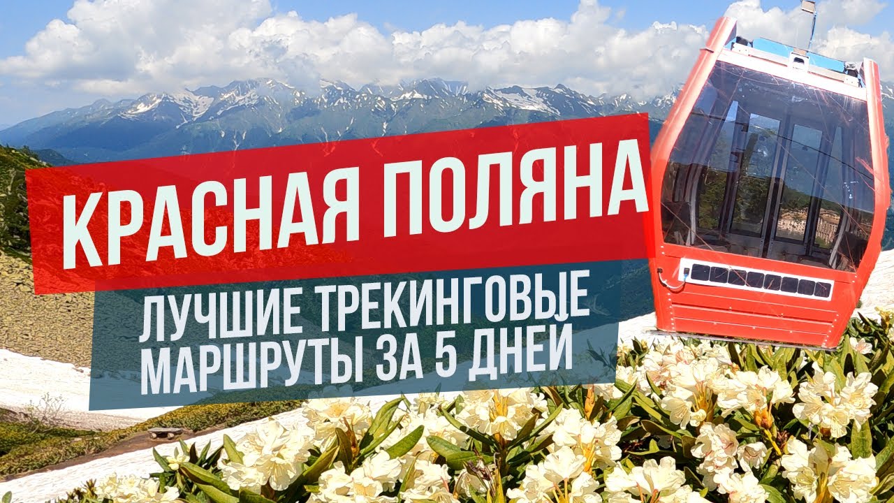 Красная Поляна Сочи: лучшие трекинговые маршруты за 5 дней