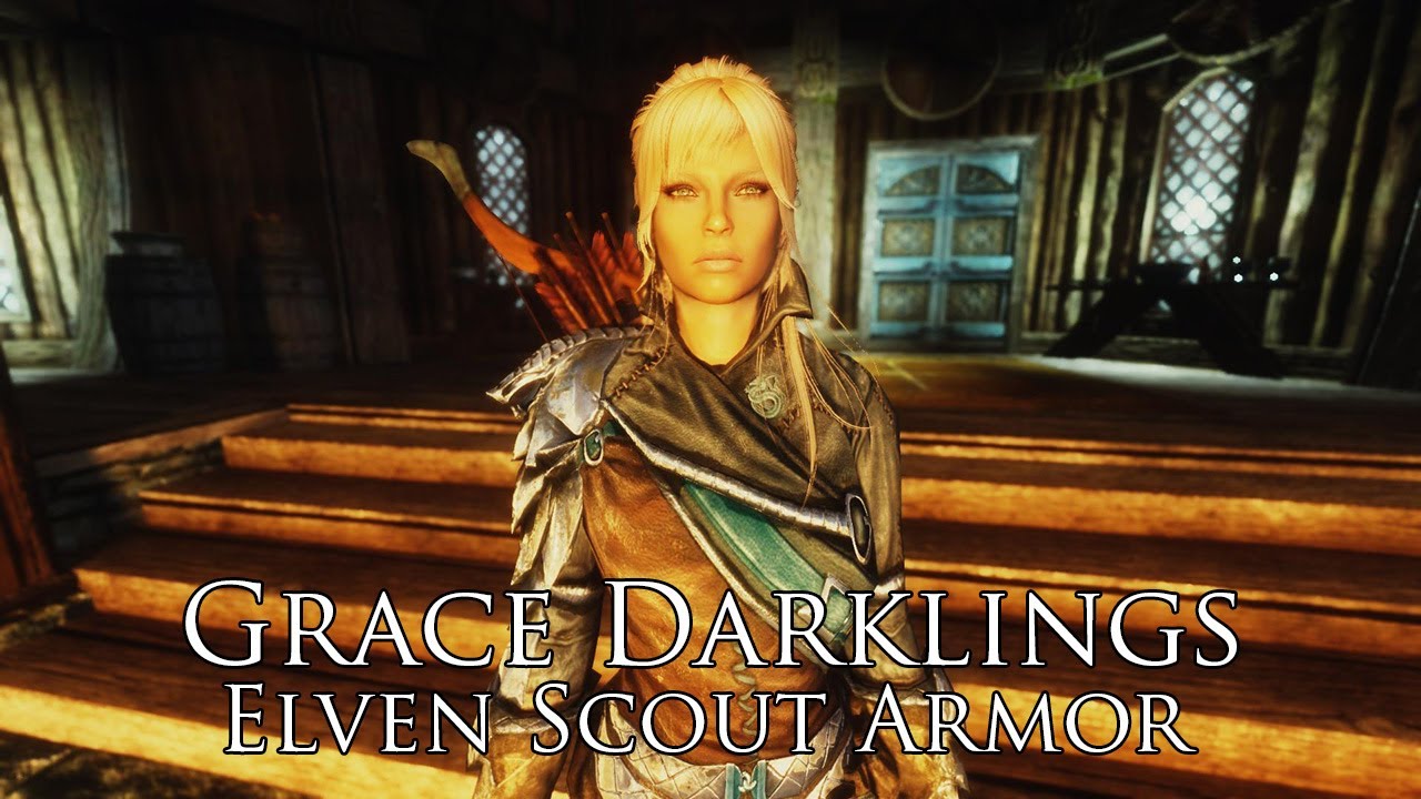 TES V - Skyrim: Grace Darklings Elven Scout Armor