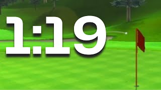 Wii Sports Beginner 3 Holes in 1:19