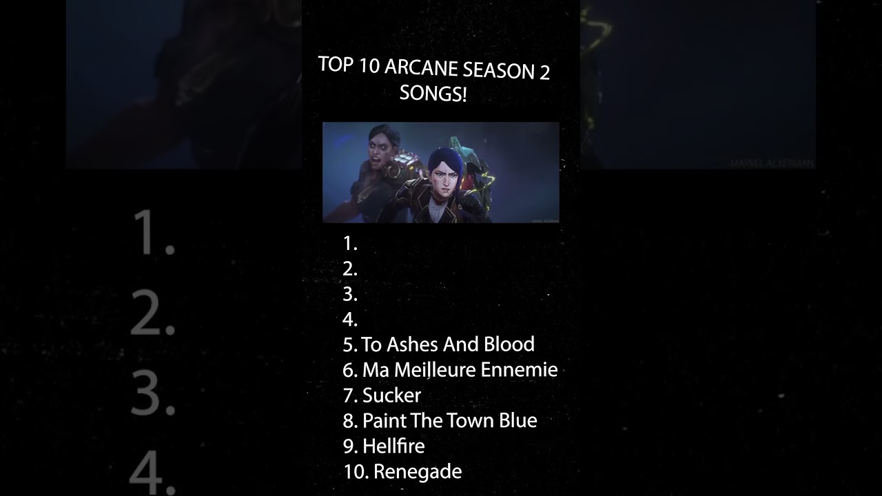 Ranking Arcane S2 Songs #arcane #arcanemusic #musicranking #arcaneseason2