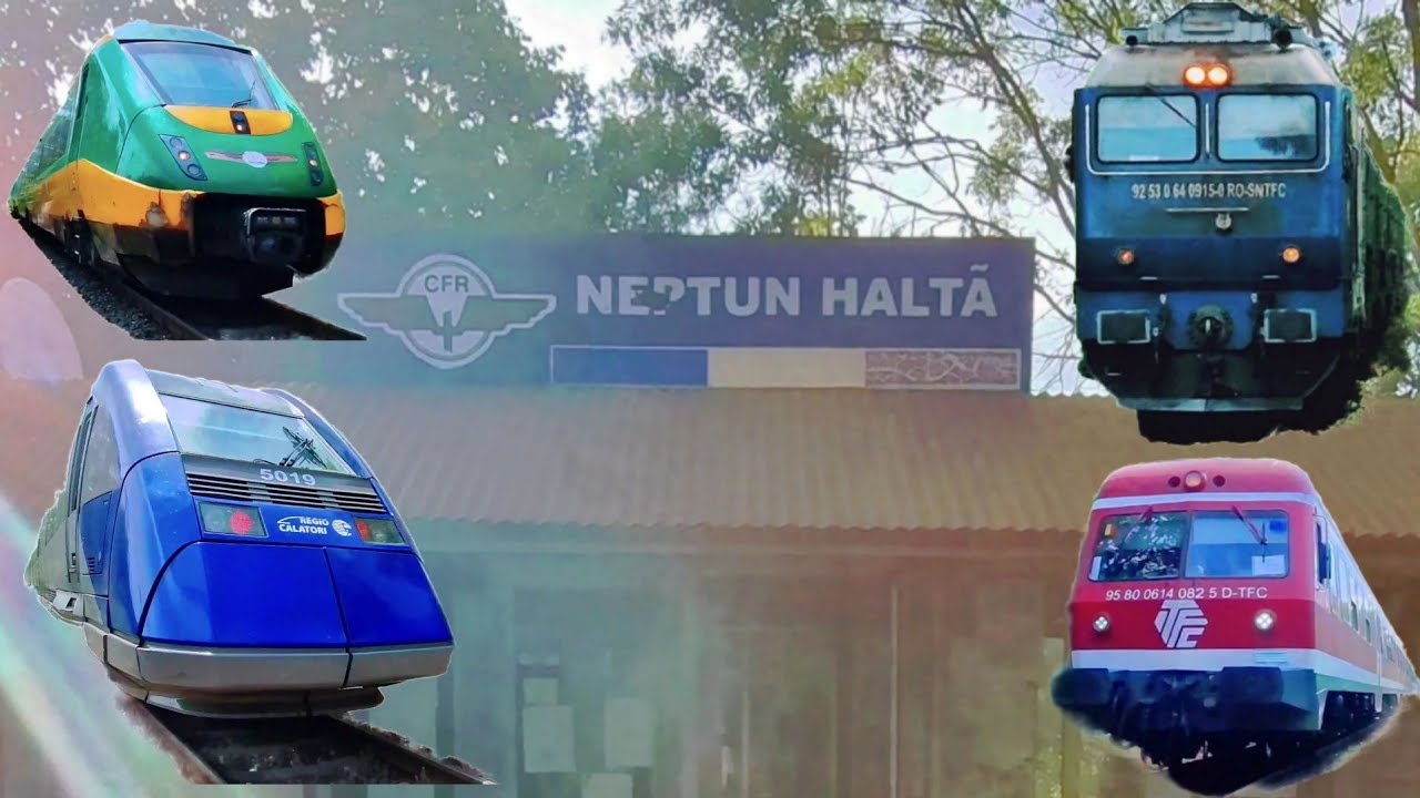 [4K] Trenuri În Neptun / Trains in Neptun | 10.08.2023