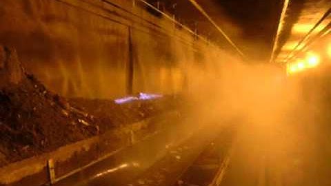 Spraystream dust suppression: fixed high pressure solution.