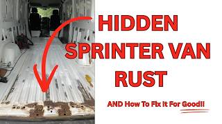 How to Repair Rust in a Sprinter Van Floor | DIY POR-15 Rust Removal Guide
