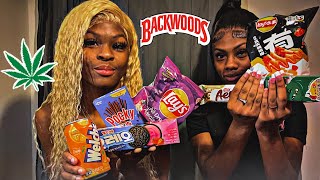 Trying exotic snacks “while high ” *IT  GETS SHADYYY 🤨🌴😶‍🌫️