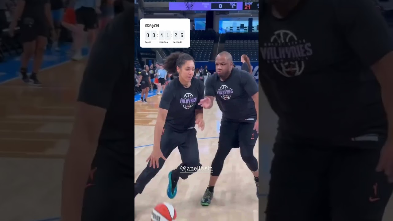 JA'lmost that time ⚔️🔥 #wnba #goldenstatevalkyries #shorts