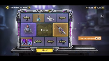 *New* System Overload Lucky Draw Unlocking | Legendary FR .556 Superhighway | Ether Network | CODM