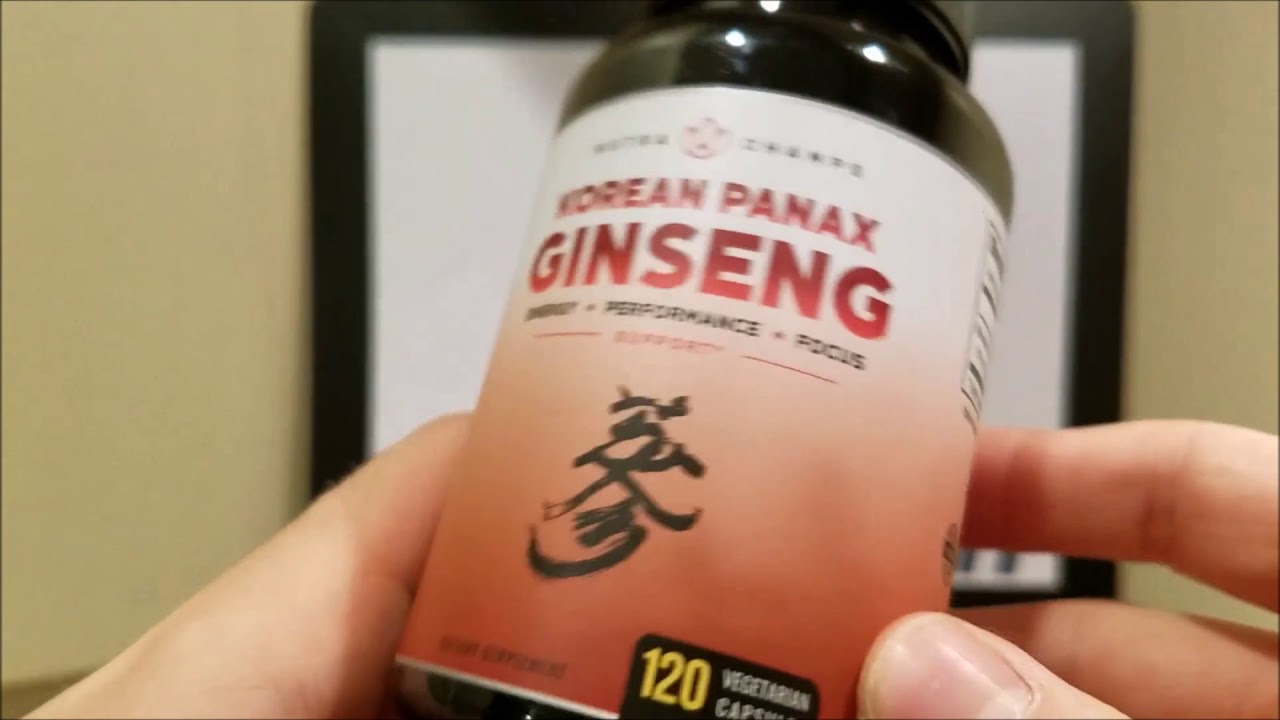 NutraChamps Korean Red Panax Ginseng 1000mg Review 📥 Unboxing 📤 YouTube