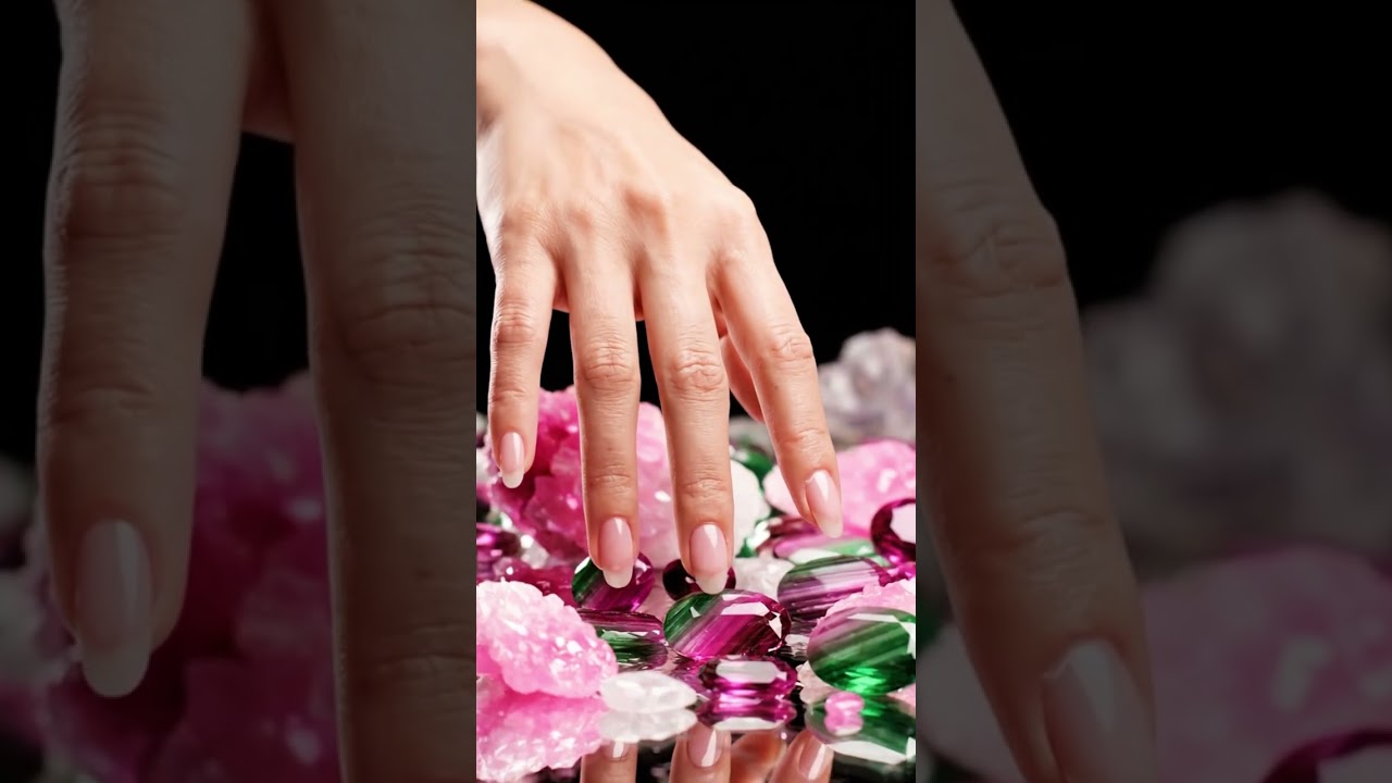 ASMR | Magical Watermelon Tourmaline Transformation 💎 Satisfying Gemstone Jewelry Creation 