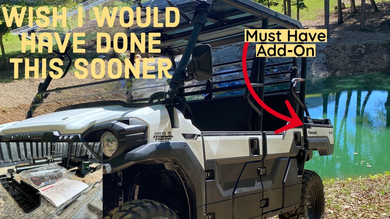 Kawasaki Mule PRO FXT EPS Cargo Bed Lift Install *** MUST HAVE