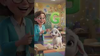 🅶 G for Goat 🐐 | Learn Letter G | Pixar Style 3D Animation for Kids | ABC Learning