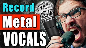 How to RECORD & EDIT Screaming METAL VOCALS Like a PRO