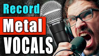 How to RECORD & EDIT Screaming METAL VOCALS Like a PRO