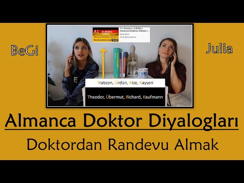 1 Türk 1 Alman | Almanca Doktor Diyalogları | Doktordan Randevu Almak | Bölüm 4