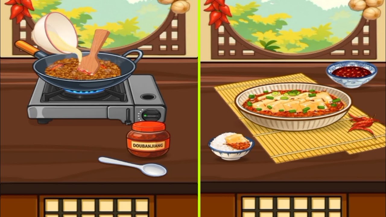 Mapo Tofu Cooking Gameplay | WA Games #cookingdom  #games #cookinggame #gameplay #walkthrough