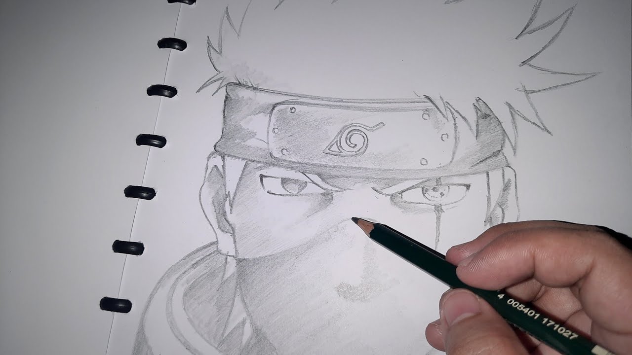 Cara menggambar Kakashi dengan Pensil YouTube