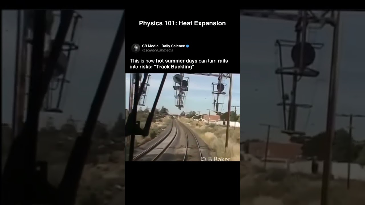 Why Train Tracks Bend in the Heat: Track Buckling🌡🚆 