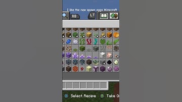 looking that the new Minecraft spawn eggs  and the update