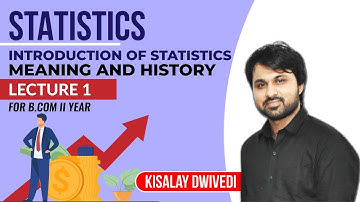 Introduction Statistics | B.com Part-2 | CA - Foundation | CMA Foundation | NTA - NET