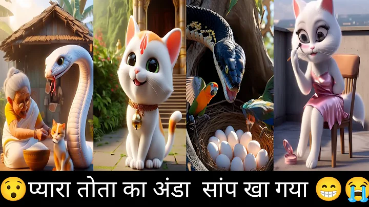😯प्यारा तोता का अंडा सांप खा गया 😁🤣😭@Aiabimanyu111 