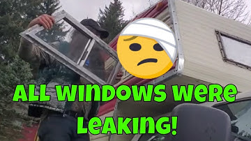 FIX LEAKING Camper Windows FAST!