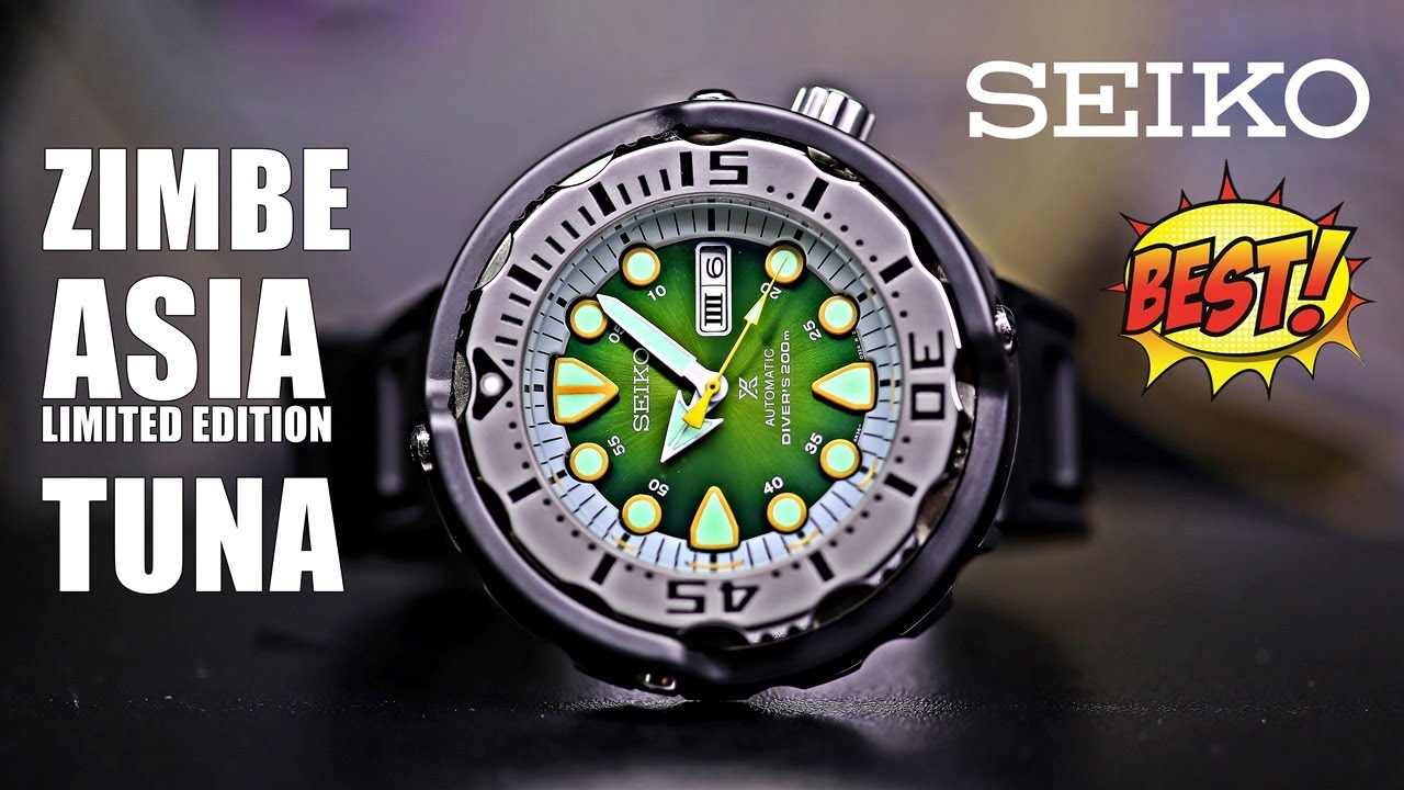 Best SEIKO ZIMBE Asia Limited Edition TUNA - YouTube