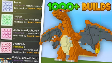 1000+ LEGENDARY Minecraft PE Builds BLUEPRINT! 🤯✨ Build Like a Pro! 🔥