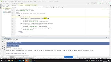[FLTP] Компиляторы-3: python + libclang. Статический анализ на AST.
