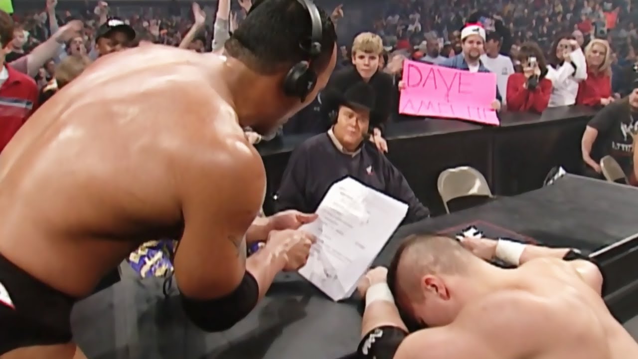 The Rock Vs. Lance Storm - RAW IS WAR