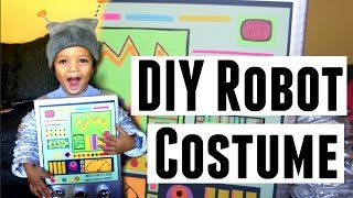 DIY | Retro Robot Costume Idea | Toddler and Kids Halloween Costumes