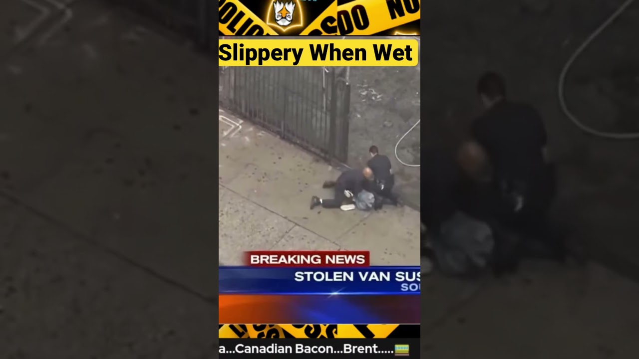 Crook slip and FALL! 