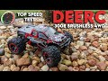 DEERC 300E 4WD Brushless Truck Top Speed Test