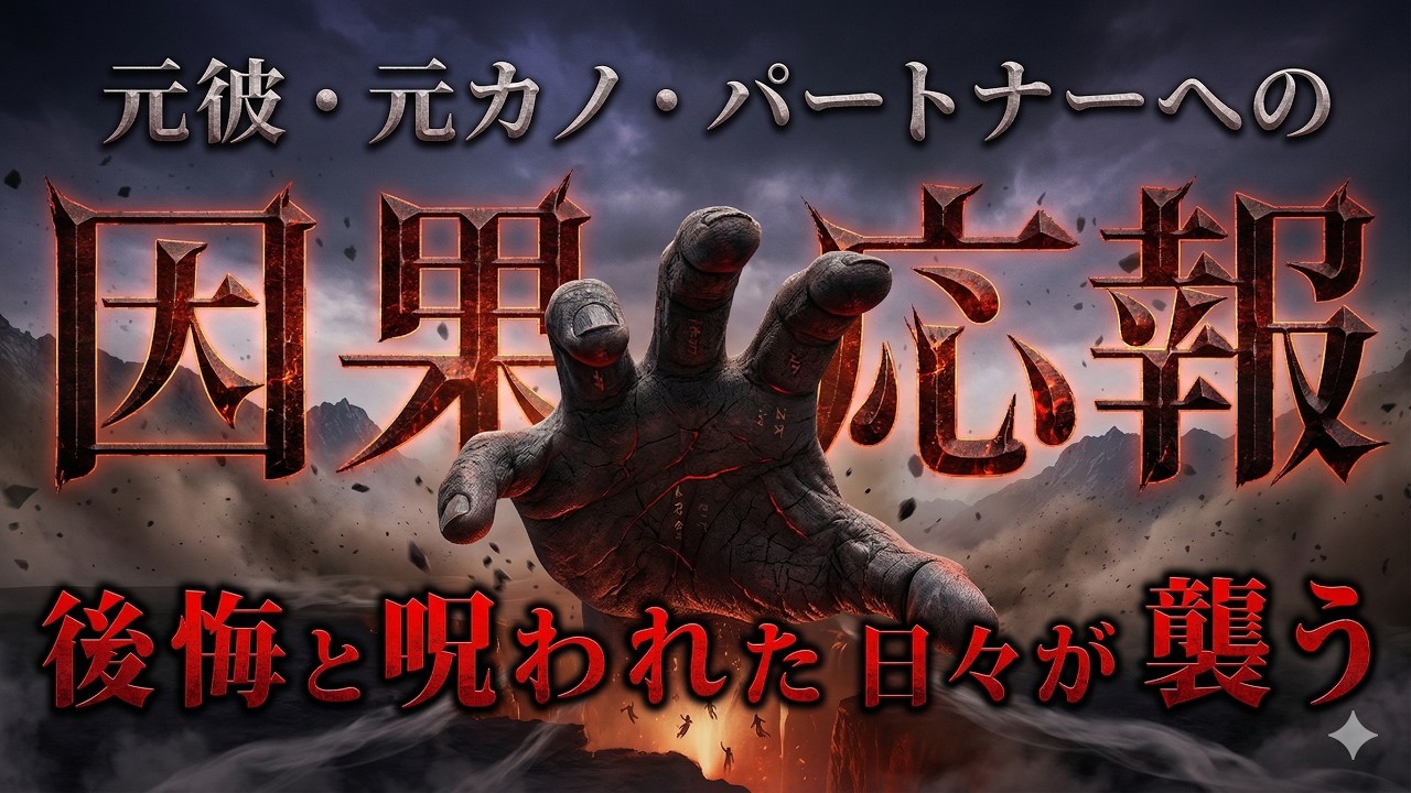 今すぐ逃げろ💨😨 【縁を切って正解✅パートナー因果応報⚡️】後悔が止まらない🌀あなたがいない未来で待つ報い☔️愛を軽んじた者の終焉と呪われた地獄の日々👿