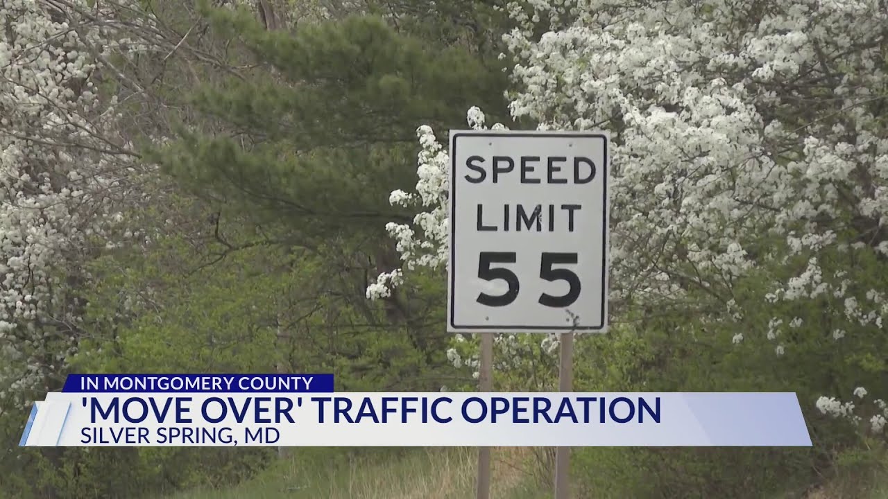 'Move over' traffic operation underway in Montgomery County