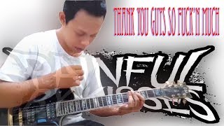 Painful By Kisses - Thank You Guys So Fuck'n Much (Guitar Cover)
