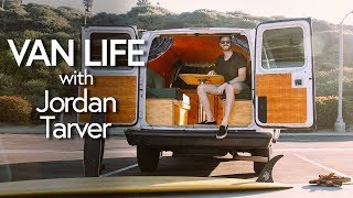Custom DIY Ford Camper Van Tour with Traveling Writer