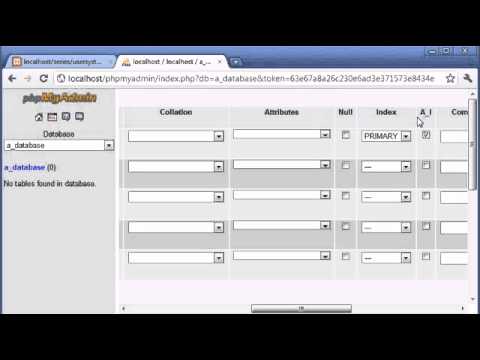 Beginner PHP Tutorial   135   Creating Tables   YouTube