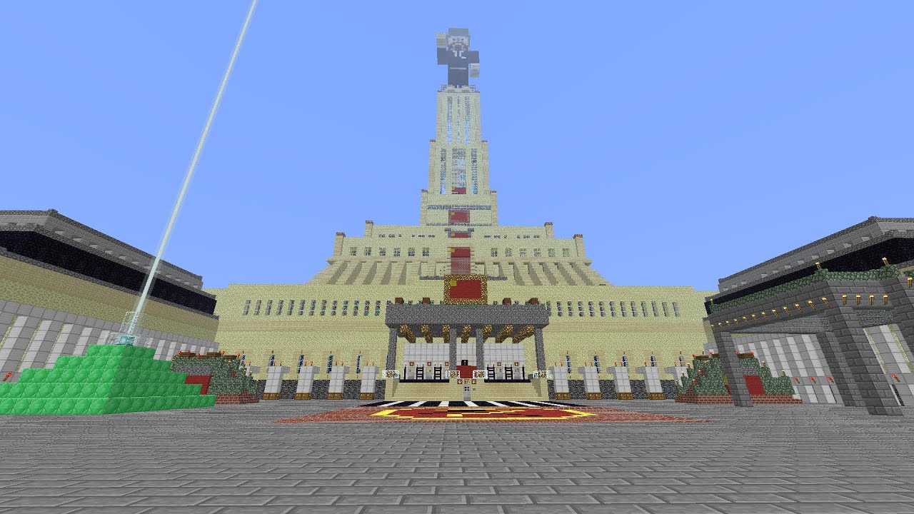 Статуя ленина в майнкрафт схема