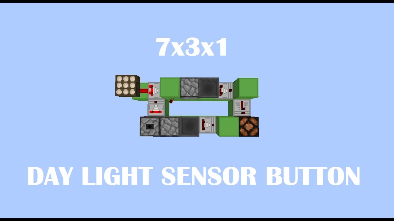 How to Make Daylight Sensor Button [For Xisuma] - YouTube