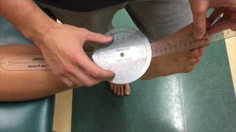 Active Range of Motion Inversion and Eversion of Ankle