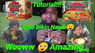 Tutorial belajar membuat mie instan goreng (Mie sedap goreng)‼️ VLOG ⁉️🙏