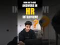 HR Interview Mistakes to Avoid in 2025 🚫 | How NOT to Answer HR Questions! | Intellipaat #shorts