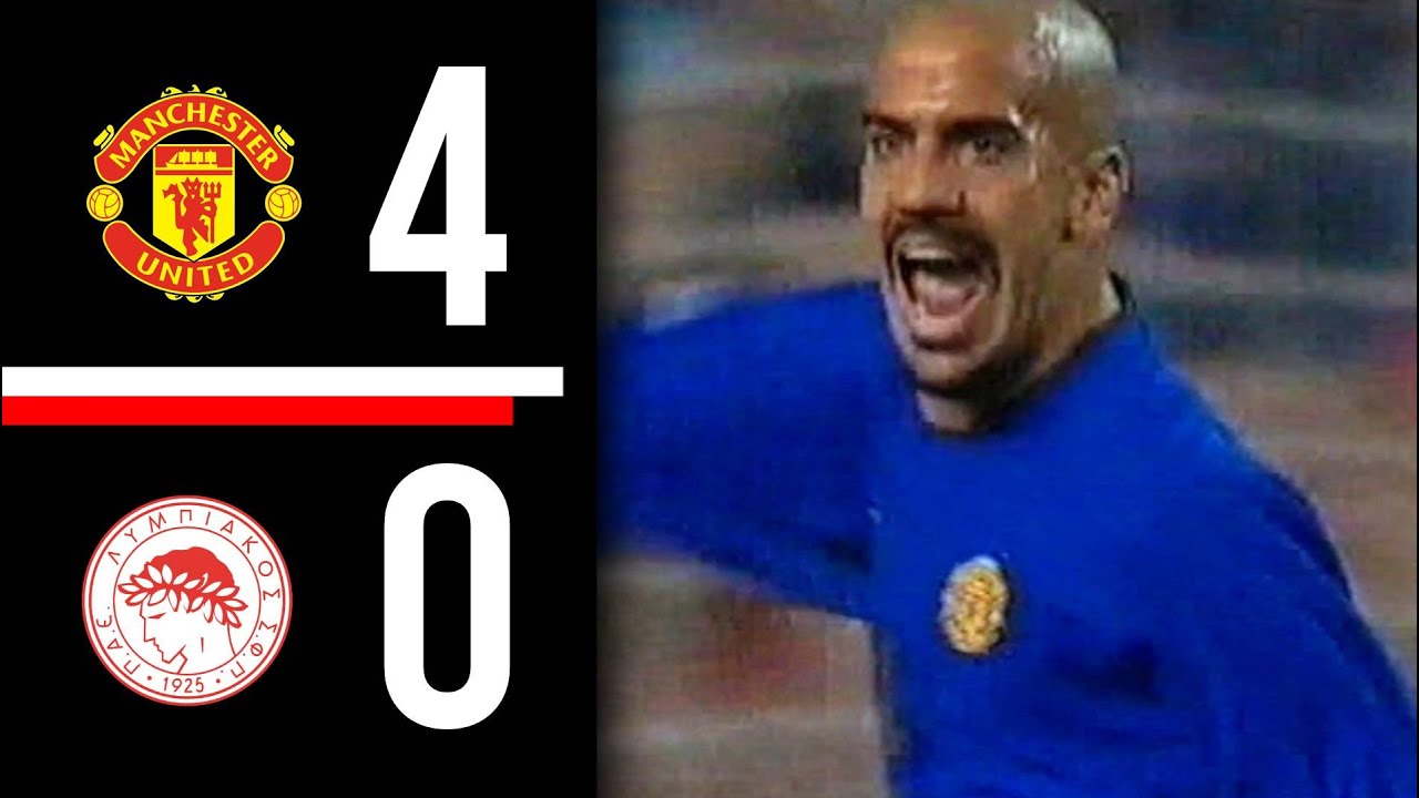 Manchester United v Olympiacos | Juan Veron on the Scoresheet | Highlights | UCL | 2002/2003