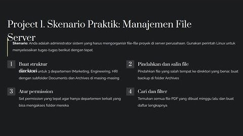 Project1 TUTORIAL MANAJEMEN FILE DI LINUX UBUNTU 