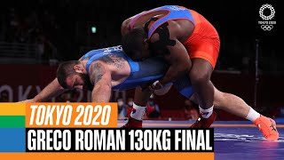 Wrestling Mens Greco Roman 130kg 🤼‍♂️ | Tokyo Replays screenshot 3