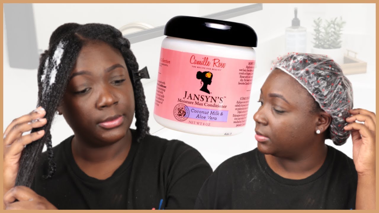 Deep condition my natural hair with me YouTube