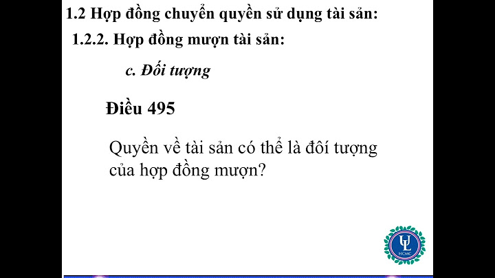 Hợp đồng the chaptài sản là loại hợp đồng gì năm 2024